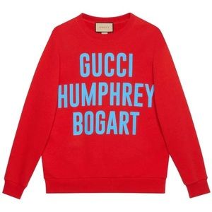 Gucci Humphrey Bogart-print sweatshirt